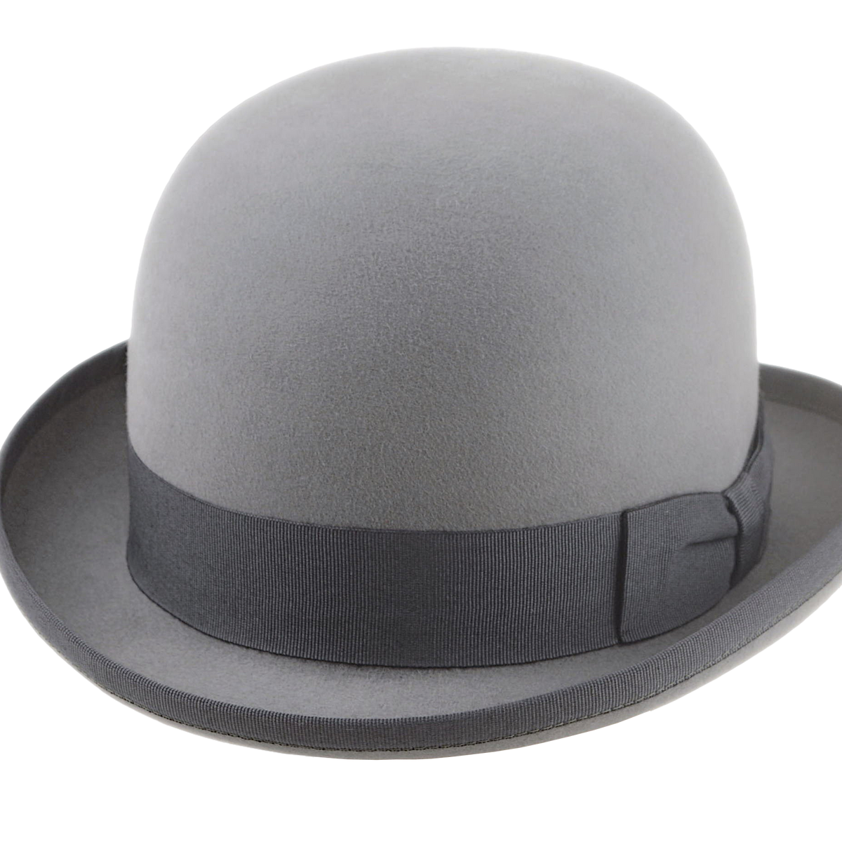 Coke - Classic Style Pewter Grey Bowler Hat | Agnoulita Hats