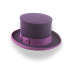 Men’s Byzantine Purple Top Hat in Rabbit Fur Felt | The Amethyst - Agnoulita Hats 3 