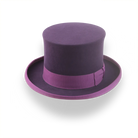 Men’s Byzantine Purple Top Hat in Rabbit Fur Felt | The Amethyst - Agnoulita Hats 6 