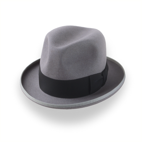 Sombrero Homburg estilo 1920 en lujoso fieltro de piel de castor | The Grandmaster