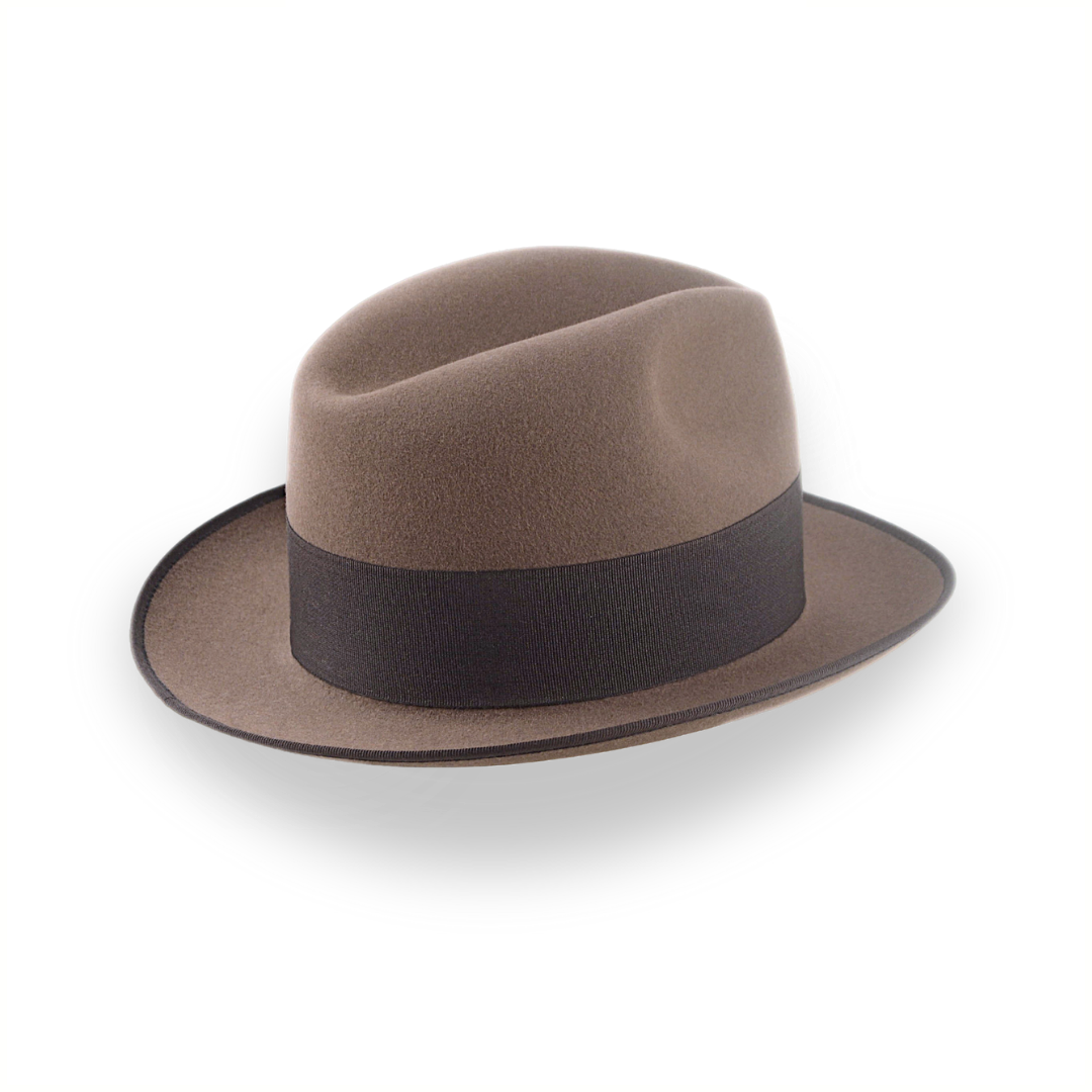 Men's fur felt fedora hats on sale