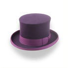 Men’s Byzantine Purple Top Hat in Rabbit Fur Felt | The Amethyst - Agnoulita Hats 1 