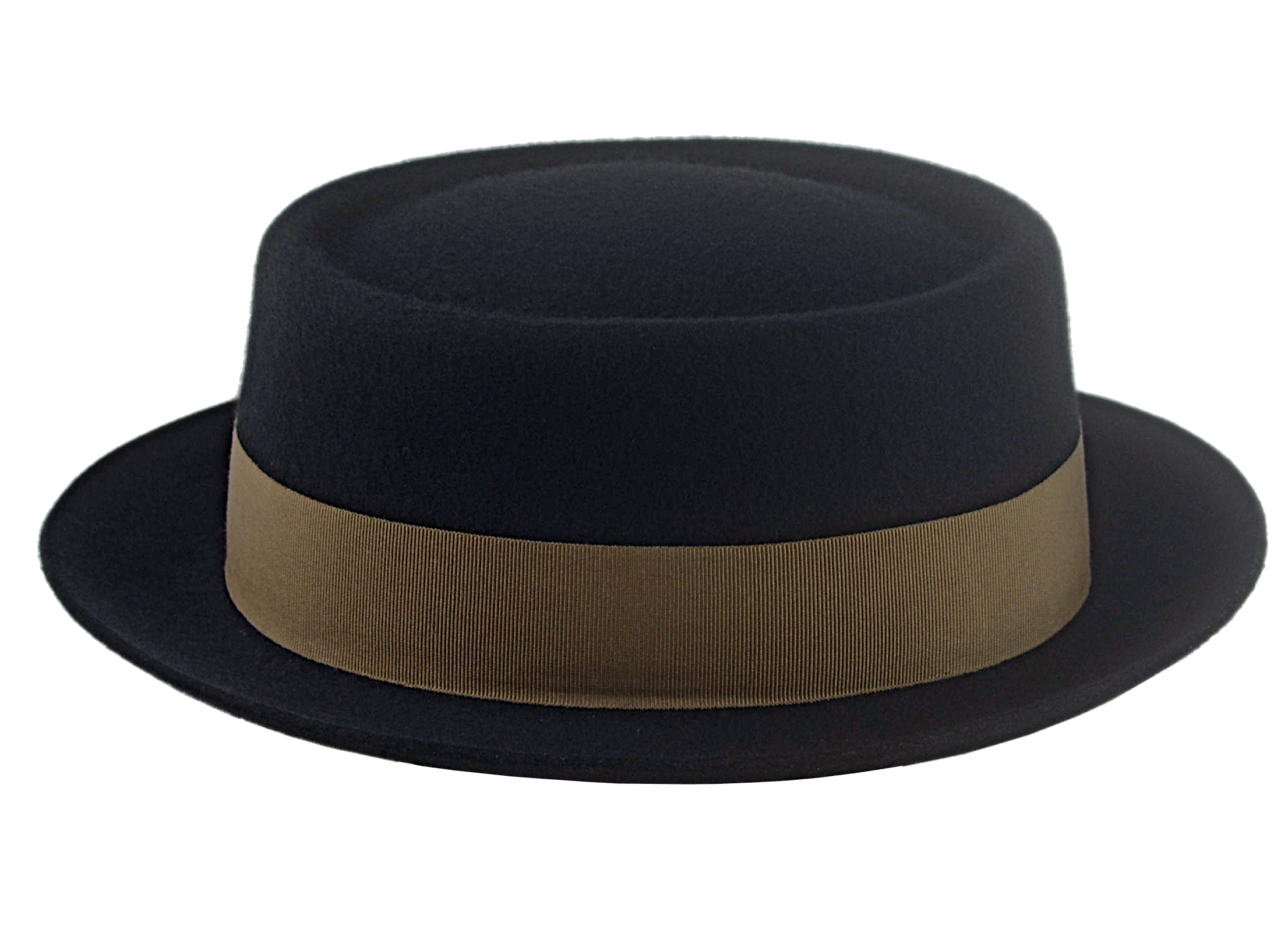The ANTICO | Agnoulita Custom Handmade Hats Agnoulita Hats 5 | Black, Porkpie, Telescope