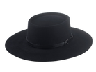 The MOJAVE | Agnoulita Custom Handmade Hats Agnoulita Hats 1 | Black, Rabbit fur felt, Telescope, Western Style