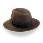 Brown 1940s Fedora Hat - Custom Crafted | The Silkstone - Agnoulita Hats 3 