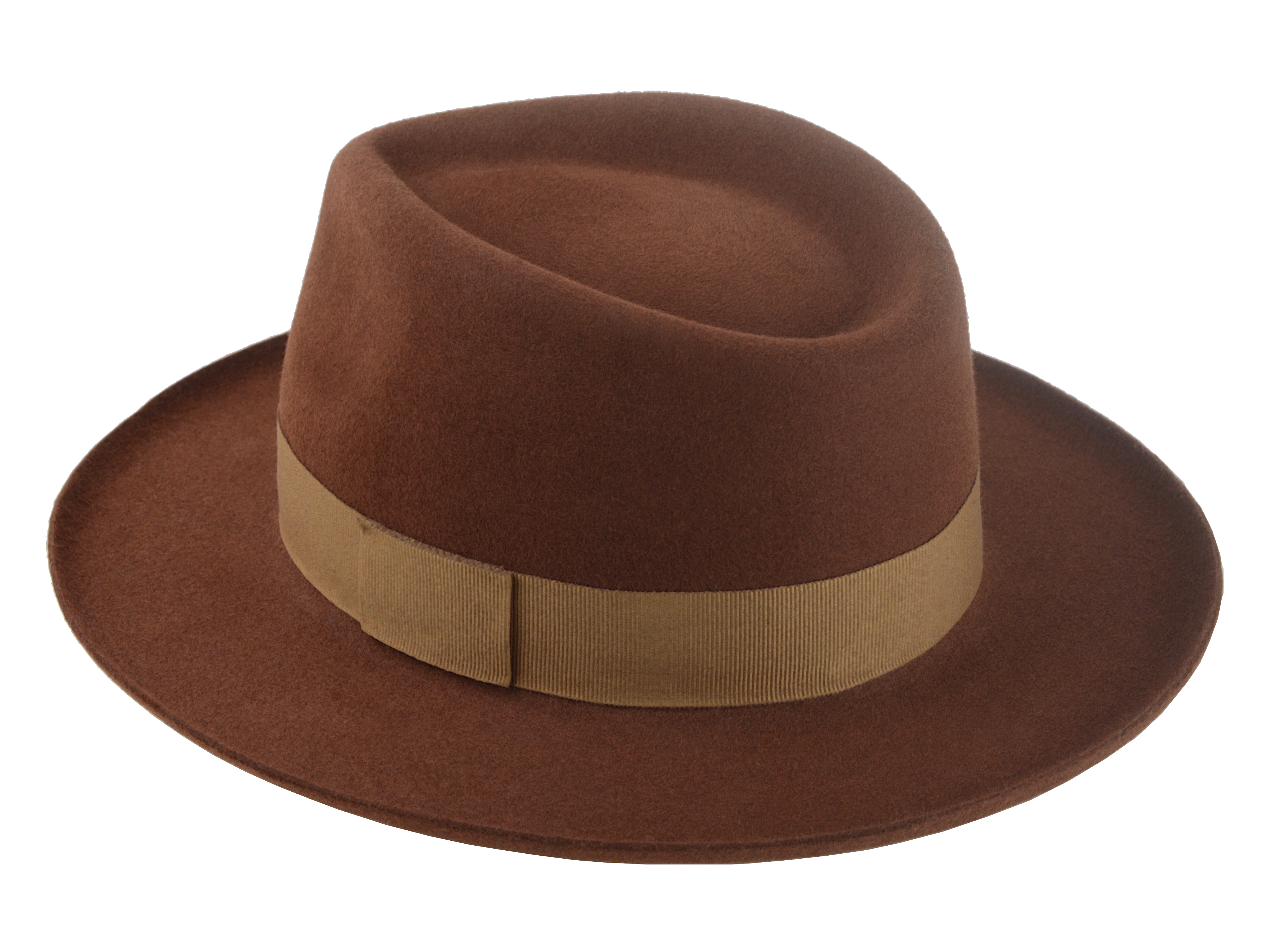 The Savant: Image showing the symmetric silhouette of the fedora | Agnoulita Hats