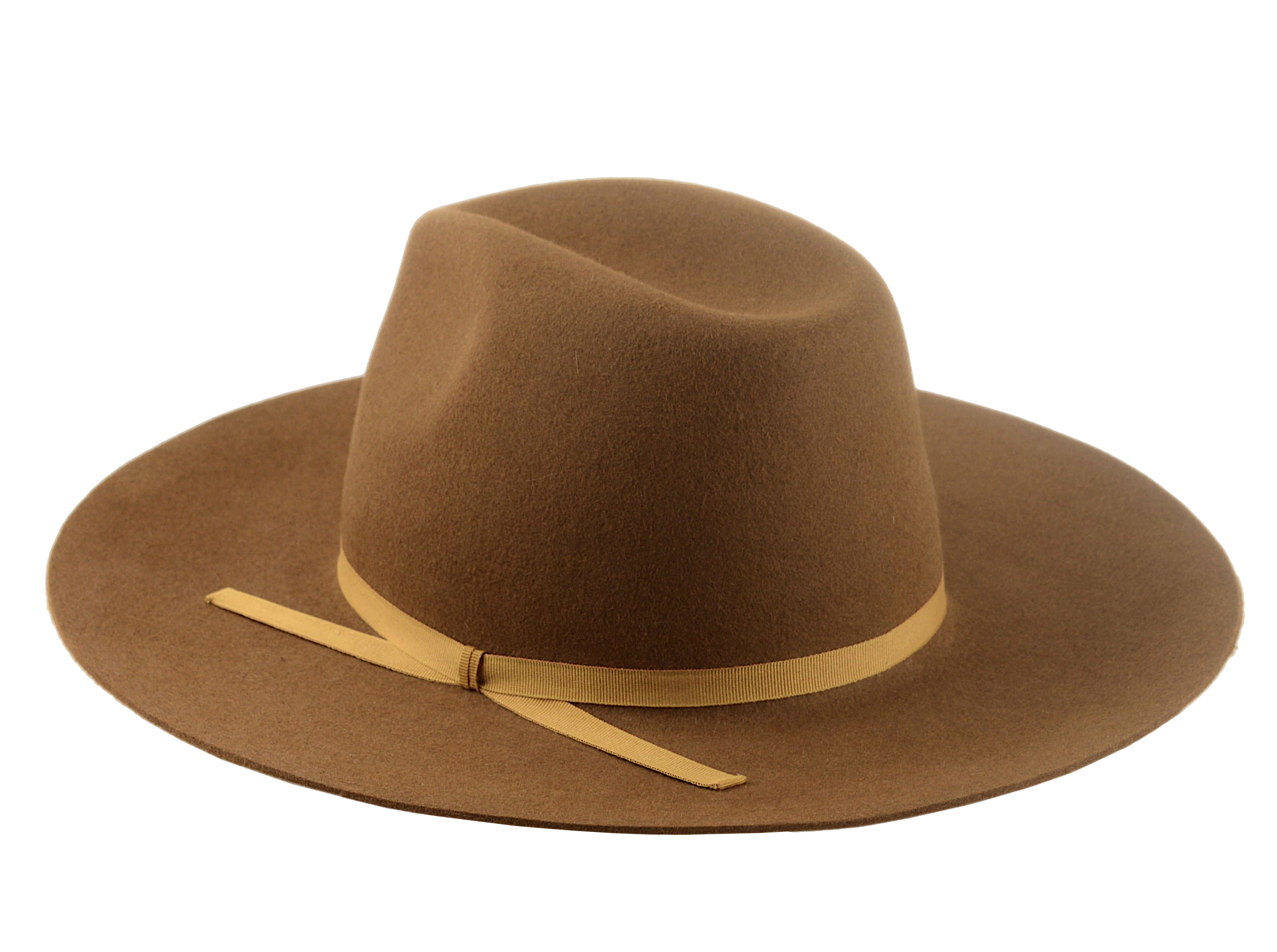The LONGSWORD | Agnoulita Custom Handmade Hats Agnoulita Hats 3 | Brown, Center-dent, Rabbit fur felt, Wide Brim Fedora