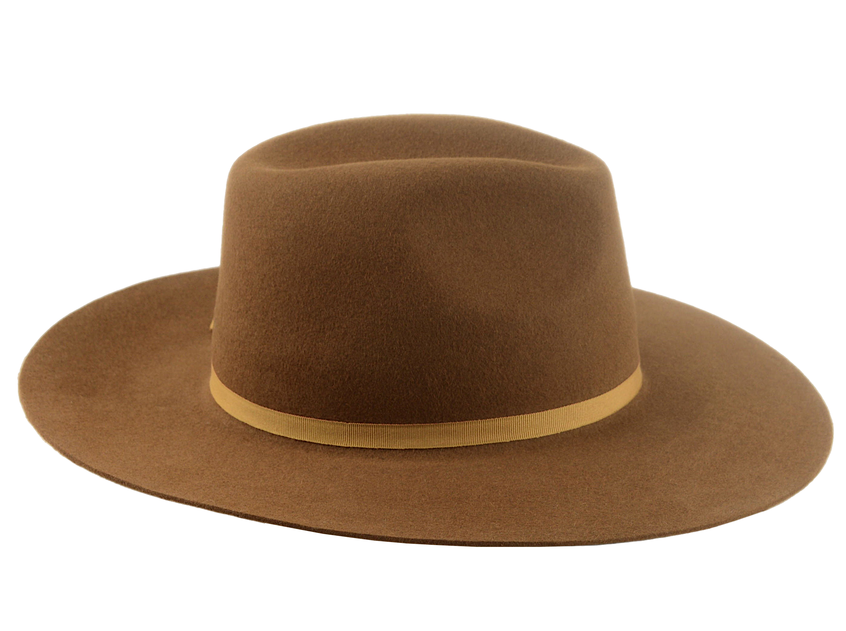 The LONGSWORD | Agnoulita Custom Handmade Hats Agnoulita Hats 5 | Brown, Center-dent, Rabbit fur felt, Wide Brim Fedora