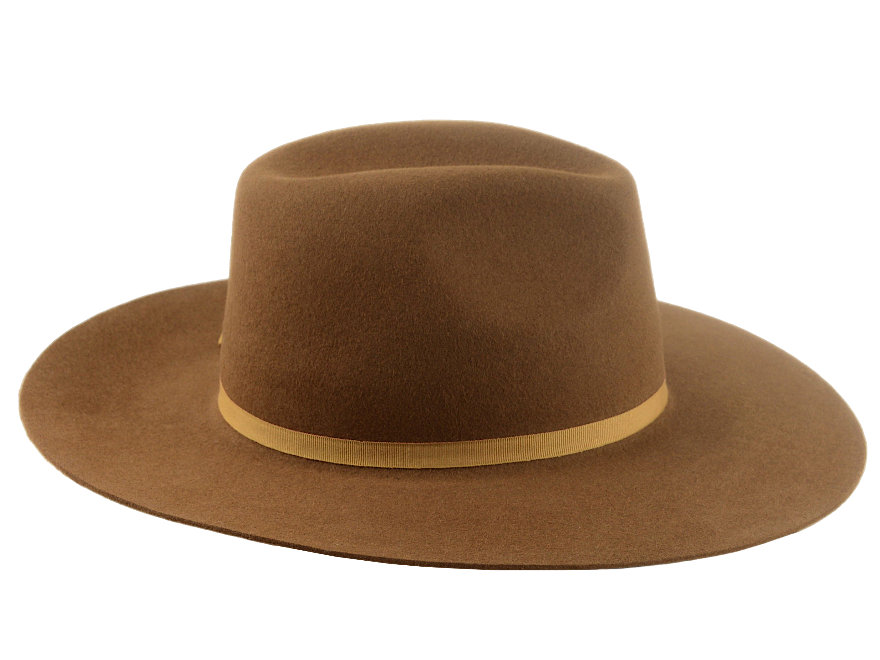 The LONGSWORD | Agnoulita Custom Handmade Hats Agnoulita Hats 5 | Brown, Center-dent, Rabbit fur felt, Wide Brim Fedora