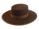 Fur Felt Bolero Hat | The GAUCHO | Custom Handmade Hats Agnoulita Hats 4 | Brown, Rabbit fur felt, Umber Brown, Western Style