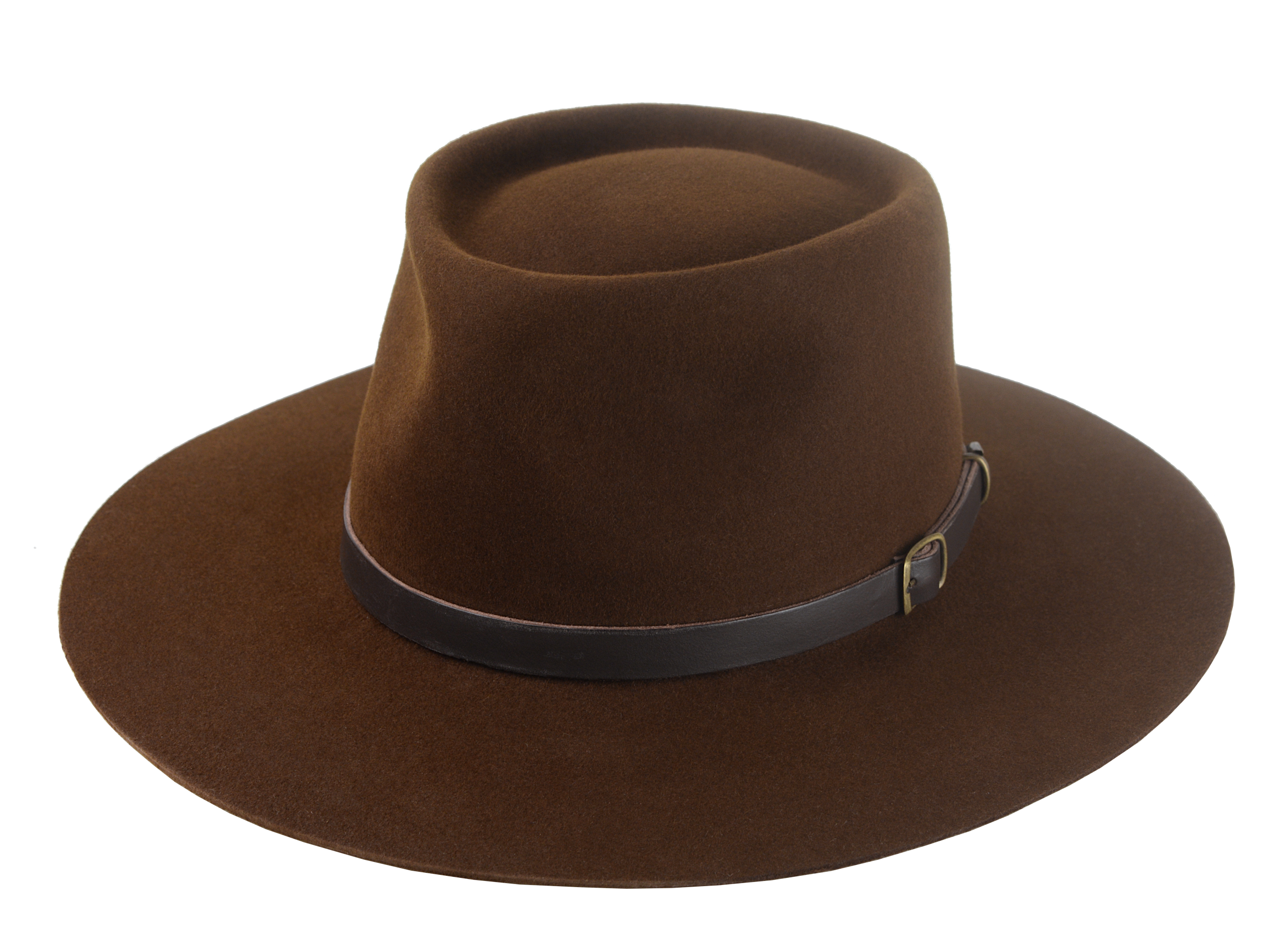 Wide Brim Cowboy Hat | The CENTAUR | Custom Handmade Hats Agnoulita Hats 1 | Brown, Rabbit fur felt, Teardrop, Umber Brown, Western Style