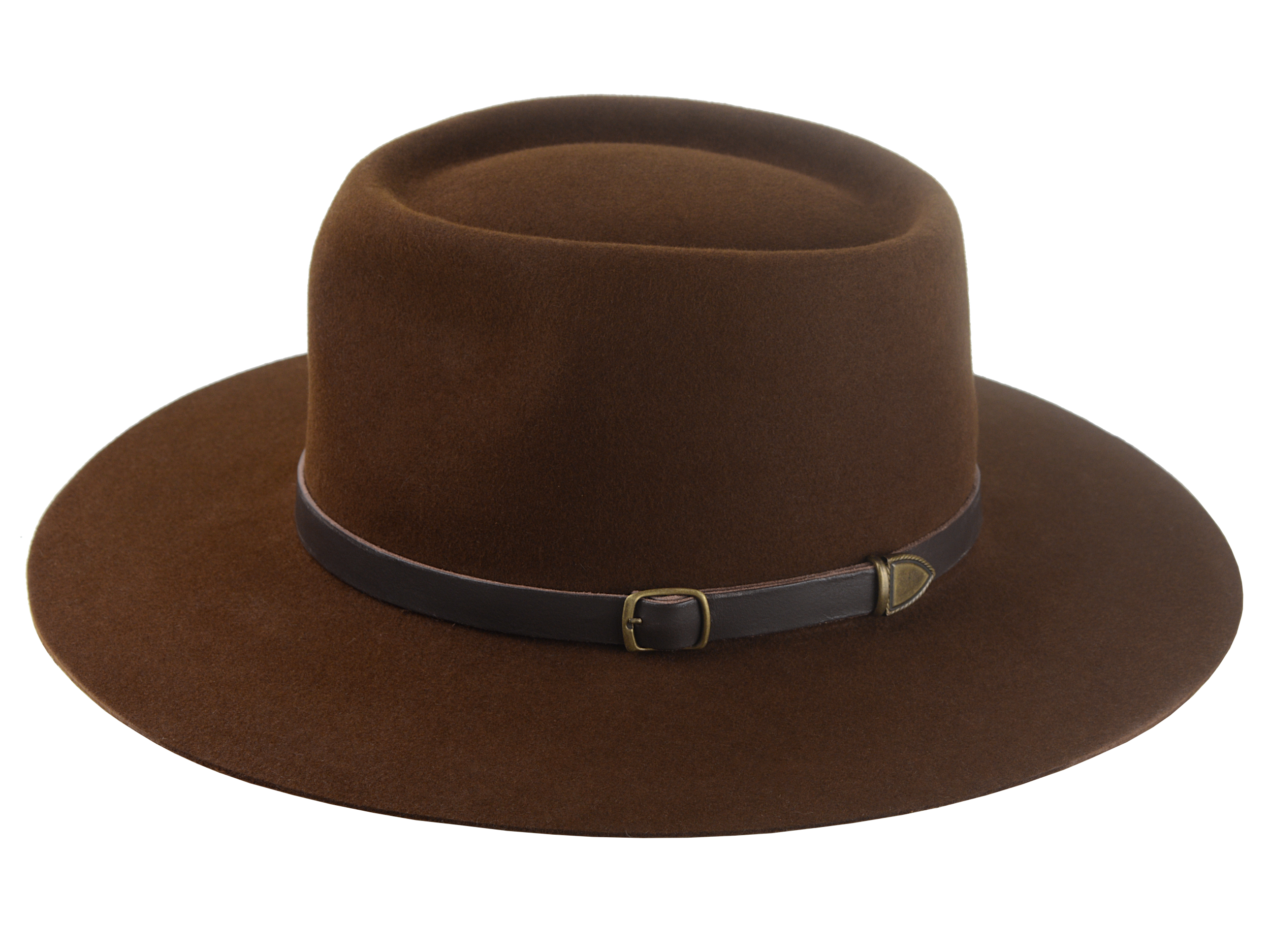 Wide Brim Cowboy Hat | The CENTAUR | Custom Handmade Hats Agnoulita Hats 2 | Brown, Rabbit fur felt, Teardrop, Umber Brown, Western Style