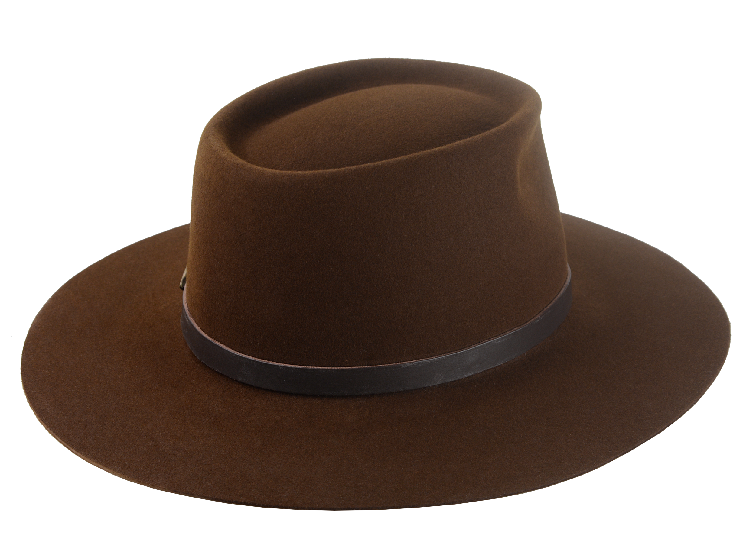 Wide Brim Cowboy Hat | The CENTAUR | Custom Handmade Hats Agnoulita Hats 4 | Brown, Rabbit fur felt, Teardrop, Umber Brown, Western Style