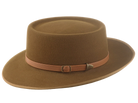 Telescope Crown Fedora | The BISON | Custom Handmade Hat Agnoulita Hats 2 | Brown, fedora, Rabbit fur felt, Telescope, Western Style