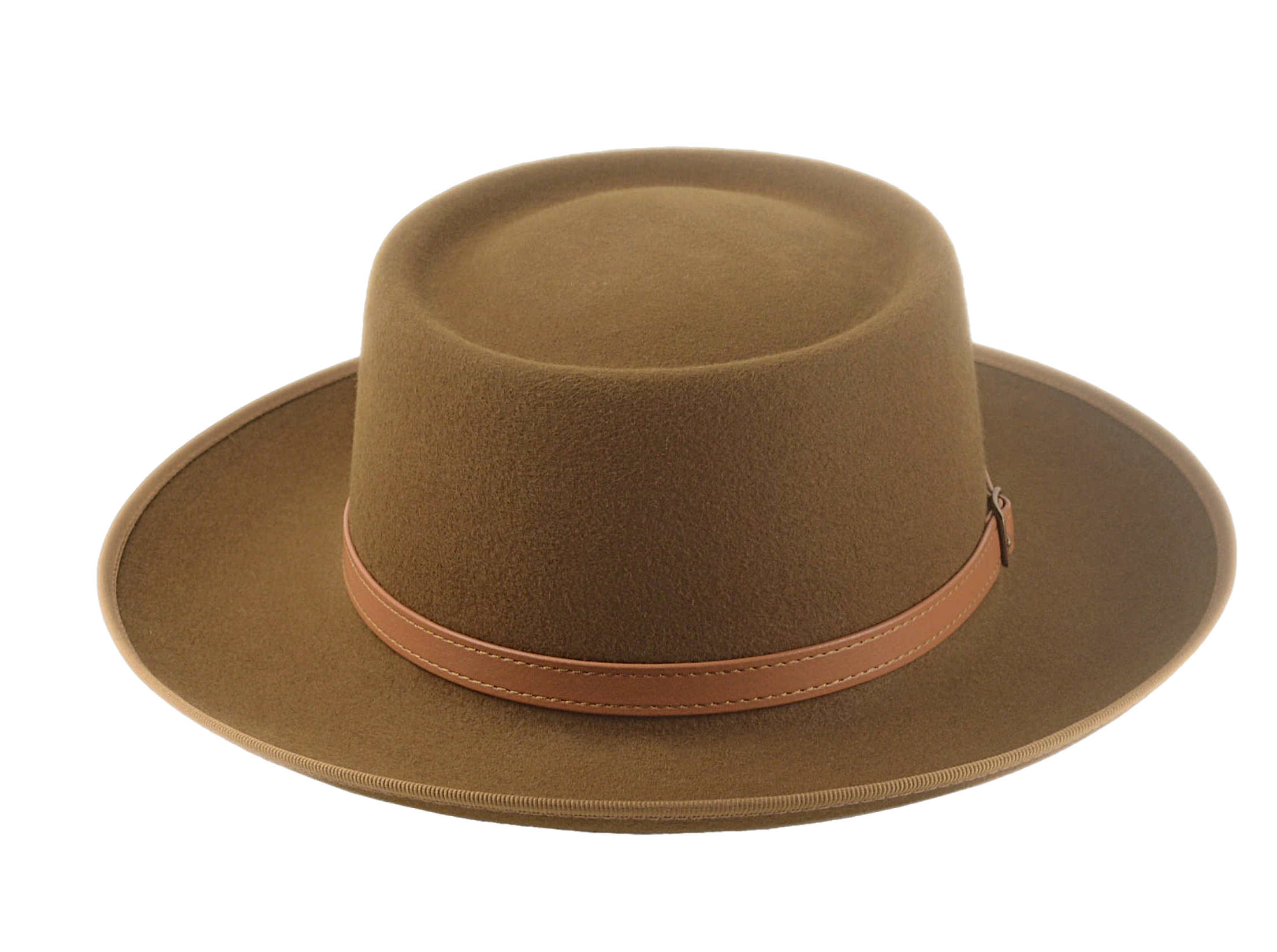 Telescope Crown Fedora | The BISON | Custom Handmade Hat Agnoulita Hats 6 | Brown, fedora, Rabbit fur felt, Telescope, Western Style