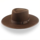 Brown Western Style Cowboy Hat in High-Quality Fur Felt | The Vanguard - Agnoulita 1 