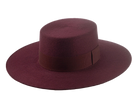 The MESTIZO | Custom Handmade Agnoulita Hats 1 | Burgundy, Western Style