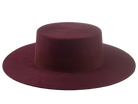 The MESTIZO | Custom Handmade Agnoulita Hats 5 | Burgundy, Western Style
