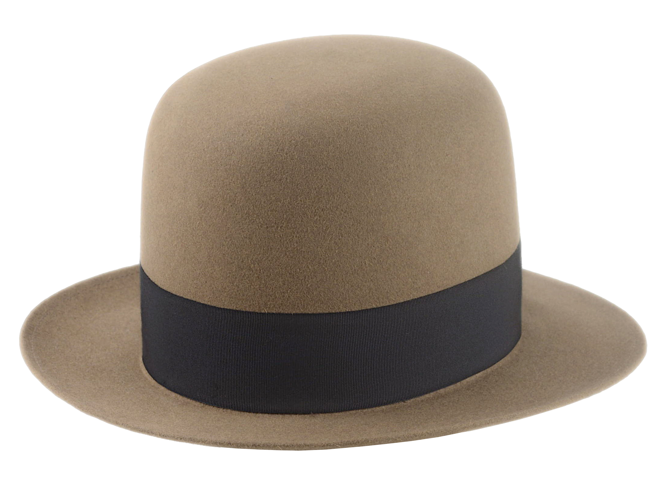 Open Crown Fedora For Men | The BENEDICT | Custom Handmade Hats Agnoulita Hats 4 | Beaver fur felt, Camel, Men's Fedora, Open Crown
