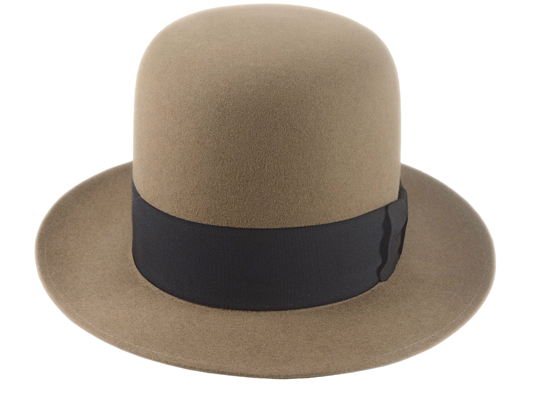 Open Crown Fedora For Men | The BENEDICT | Custom Handmade Hats Agnoulita Hats 6 | Beaver fur felt, Camel, Men's Fedora, Open Crown