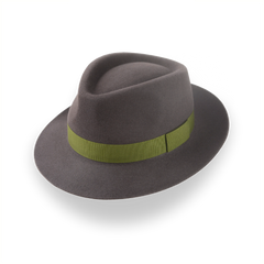 Fedora casual gris caribú para hombre | The Cooper