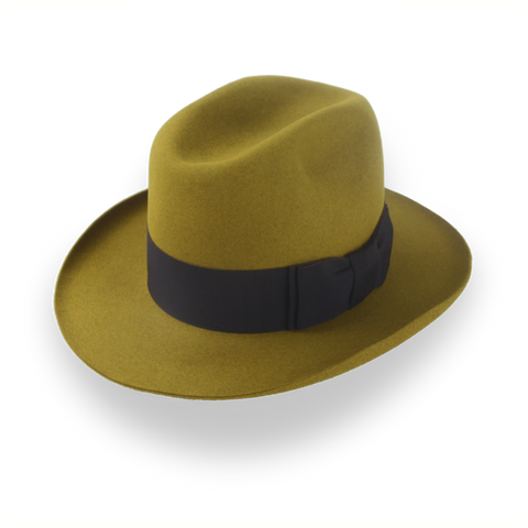 Chapeau Fedora Cattleman Crown en feutre de fourrure de castor premium | The Erde