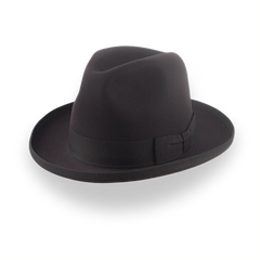 Chocolate Brown Homburg Hat Fedora | The Astir