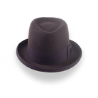 Chocolate Brown Homburg Hat with Teardrop Crown | The Marathon - Agnoulita 6 