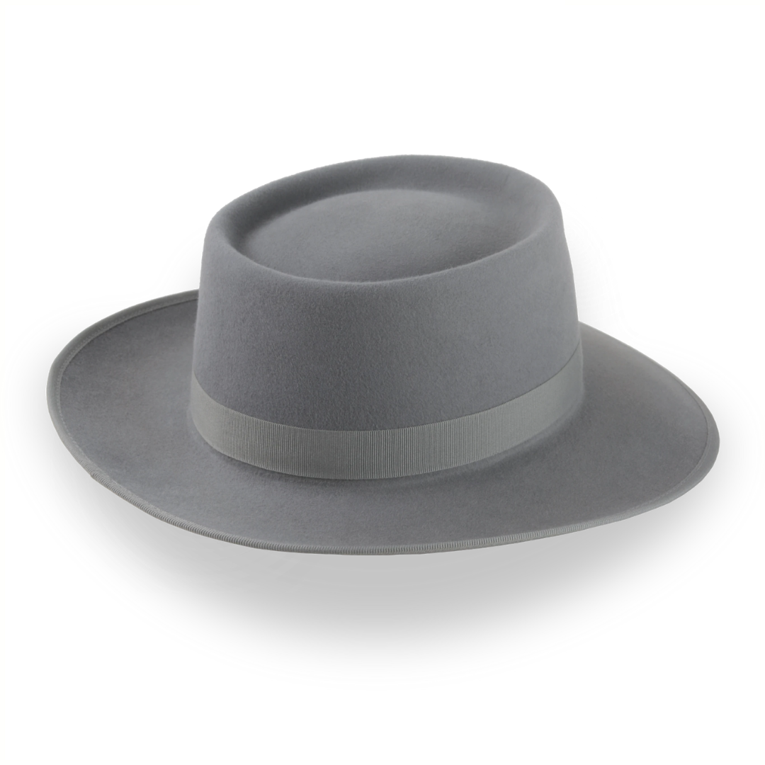 Pork Pie Hat with Wide Brim The Oppenheimer