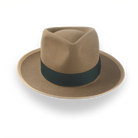 Classic Camel Fedora for Men in Premium Beaver Fur Felt | The Pandamator - Agnoulita 6 