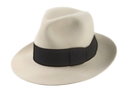 Classic Center Dent Fedora | The CALIBER | Custom Handmade Hats Agnoulita Hats 1 | Center-dent, Men's Fedora, Rabbit fur felt