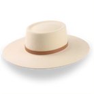 Cream Vaquero Cowboy Hat in Durable Fur Felt | The Mojave - Agnoulita Hats 4 