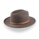 Custom Crafted Open Road Fedora in Mélange Fur Felt | The Tatooine - Agnoulita 4 