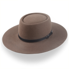 Custom Telescope Crown Hat with Genuine Leather Belt | The Pioneer - Agnoulita Hats 1 