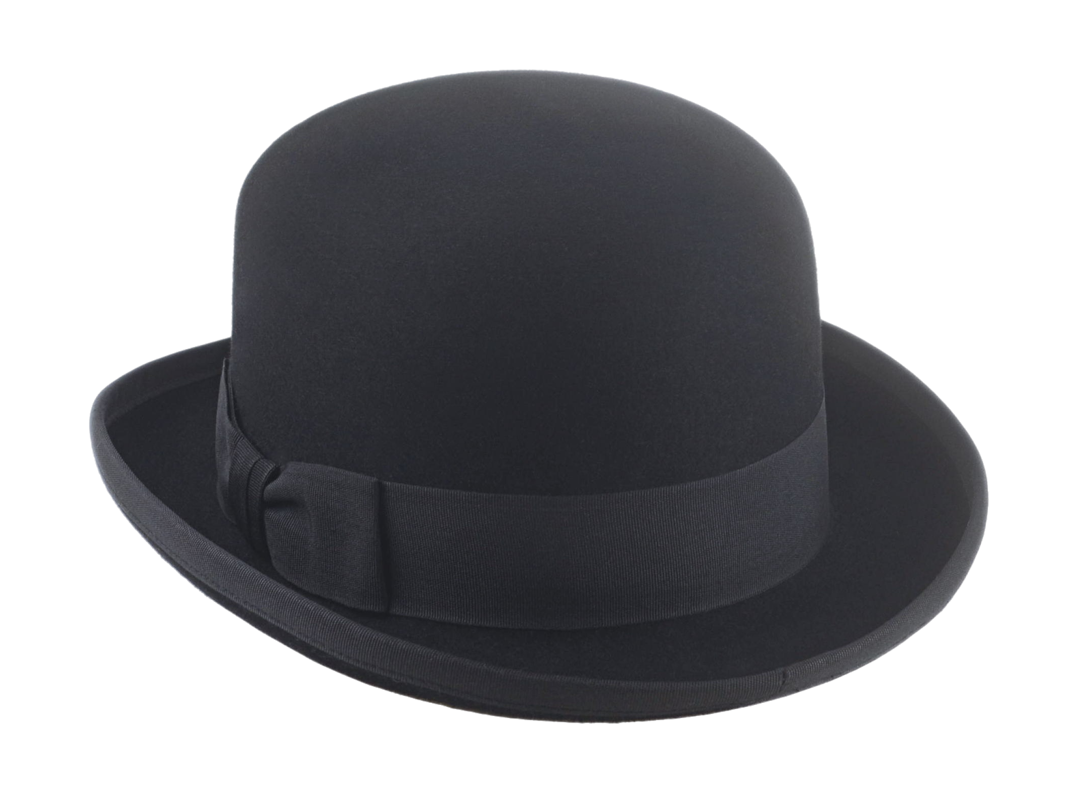 Derby Bowler Hat For Men | The ASCOT | Best Place To Get Custom Hats Agnoulita Hats 3 | Black, Bowler Hat, Rabbit fur felt, Round Crown