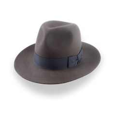 Customizable Indiana Jones Fedora in Caribou Grey | The Pulsar