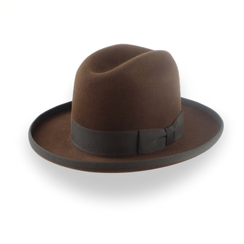 Customizable Mens Western Fedora with Cattleman Crown | The Dakota