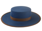 Fur Felt Bolero Hat | The GAUCHO | Custom Handmade Hats Agnoulita Hats 5 | Blue, Rabbit fur felt, Western Style, Yale Blue