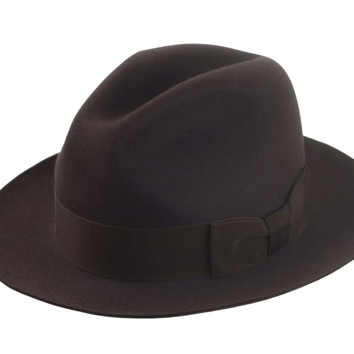 Dark Brown Fedora - Acropol | Agnoulita Custom Hats| Agnoulita Custom Hats