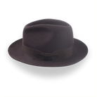 Dark Brown Fedora Hat in Classic Men's Style | The Acropol - Agnoulita 2 