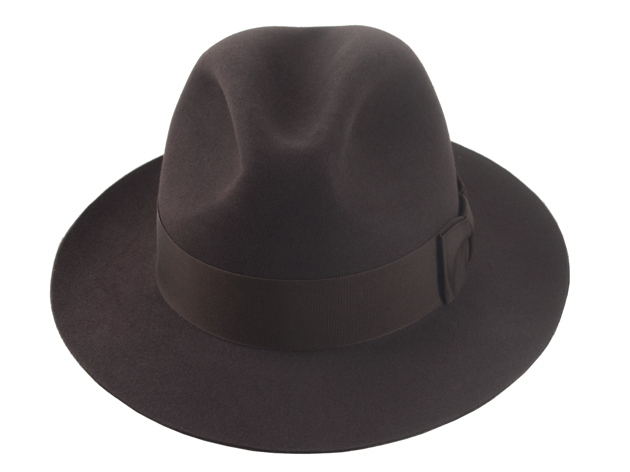 The Acropol: Full view of the fedora, highlighting its overall design and specifications | Agnoulita Hats