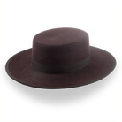 Dark Brown Low Crown Western Bolero Hat | The Jacoby - Agnoulita 4 