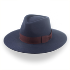 Dark Grey Wide Brim Fedora Hat | The Atlantis - Agnoulita 1 