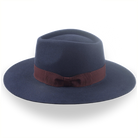 Dark Grey Wide Brim Fedora Hat | The Atlantis - Agnoulita Hats 2 