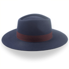 Dark Grey Wide Brim Fedora Hat | The Atlantis - Agnoulita Hats 5 