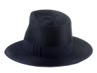 The ZEPHYR | Agnoulita Custom Handmade Hats Agnoulita Hats 3 | Hare Felt, Navy Blue, Rabbit fur felt, Teardrop, Wide Brim Fedora