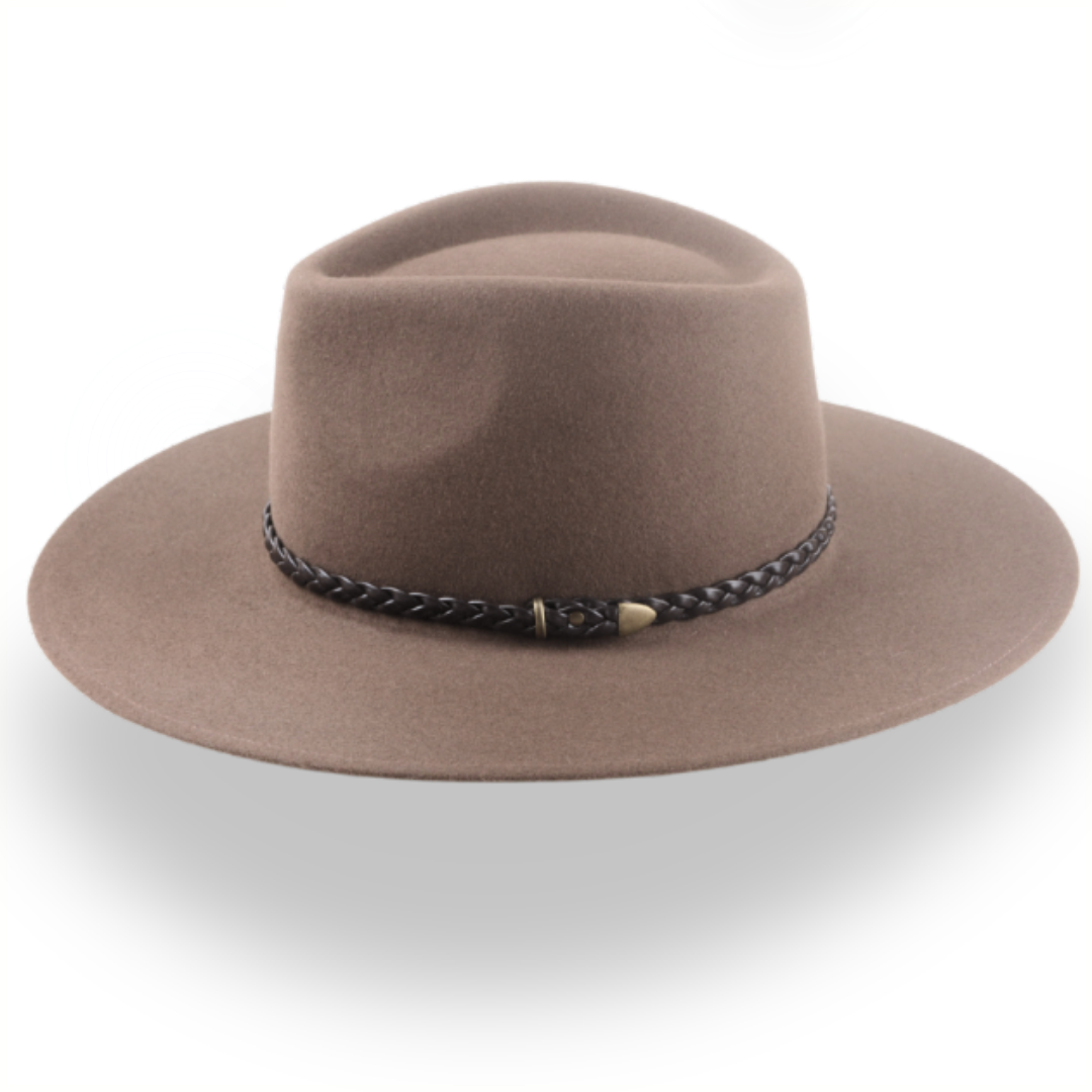 Durable Wide Brim Outback Fedora for Adventurers | The Bush - Agnoulita 2 