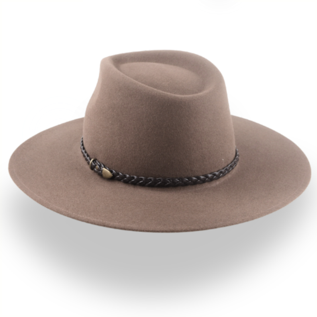 Durable Wide Brim Outback Fedora for Adventurers | The Bush - Agnoulita 3 