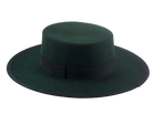 Wide Brim Western Style Hat | The EMERALD | Custom Handmade Hats Agnoulita Hats 3 | Green, Western Style