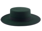 Wide Brim Western Style Hat | The EMERALD | Custom Handmade Hats Agnoulita Hats 5 | Green, Western Style